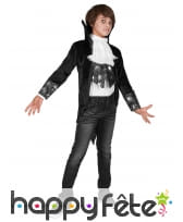 Déguisement petit vampire élégant avec araignées