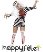 Déguisement prisonnière zombie