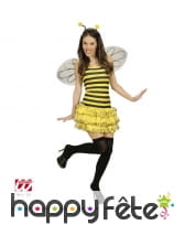 Déguisement robe abeille sexy femme adulte
