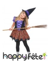 Déguisement robe araignée de petite sorcière
