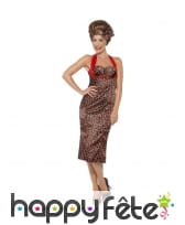Déguisement robe cerise années 50