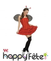 Déguisement robe de coccinelle sexy adulte