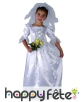 Déguisement robe de mariée pour petite fille, image 2