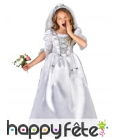 Déguisement robe de mariée pour petite fille