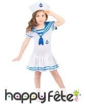 D&eacute;guisement robe de marin pour petite fille