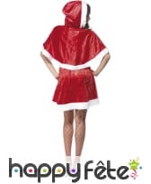 Déguisement robe de mère noel et cape, image 3