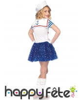 Déguisement robe de petite marin, image 1