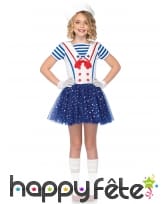Déguisement robe de petite marin