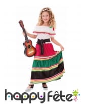 Déguisement robe de petite mexicaine, image 1