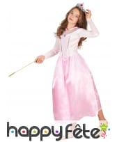 Déguisement robe de princesse rose pour enfant, image 1