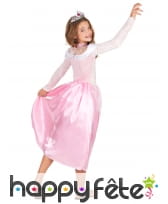 Déguisement robe de princesse rose pour enfant, image 2