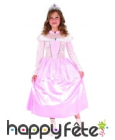 Déguisement robe de princesse rose pour enfant, image 3