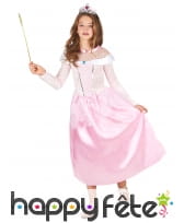 Déguisement robe de princesse rose pour enfant