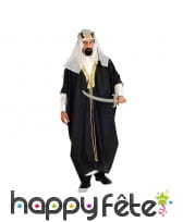 Déguisement roi du désert noir