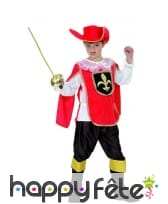 Déguisement rouge de petit Mousquetaire, image 3