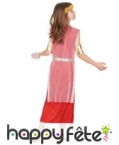 Déguisement rouge de petite romaine, image 2