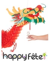 Dragon rouge décoratif de 250 cm, image 2