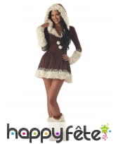 Déguisement robe Eskimo pour femme, image 3