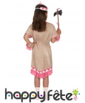 Déguisement rose et marron de petite indienne, image 2