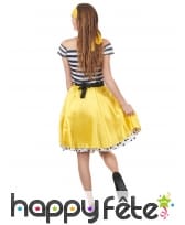 Déguisement robe jaune style années 50, image 2