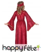 Déguisement robe médiévale rose pour fille, image 2