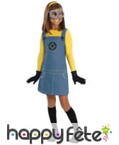 Déguisement robe minions pour enfant