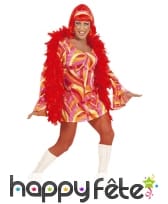 Déguisement robe motifs disco colorés pour homme, image 1