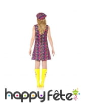 Déguisement robe motifs psychédélique années 60, image 2
