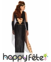 Déguisement robe noire dorée grecque, image 1