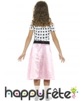 Déguisement robe rock rose années 50 pour enfant, image 2