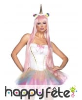 Déguisement robe tutu de licorne pour femme