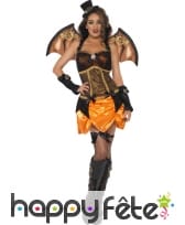 Déguisement sexy chauve souris steampunk, image 3