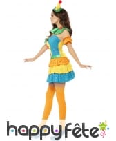 Déguisement sexy clown orange, image 3