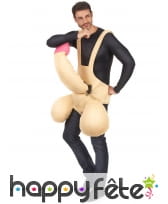 Déguisement salopette de gros zizi, image 1