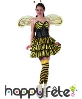 Déguisement sexy d'abeille pour femme, image 3