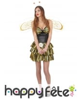 Déguisement sexy d'abeille pour femme