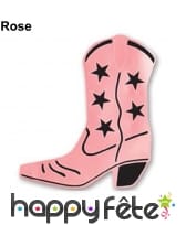 Décor santiag en carton, image 3