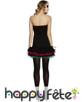 Déguisement squelette fluo femme sexy, image 1