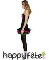 Déguisement squelette fluo femme sexy, image 2