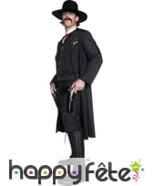 Costume de sheriff du western noir, image 1