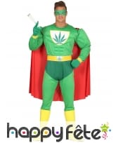 Déguisement super héros de ganjaman pour homme