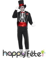 Déguisement squelette jour de la mort