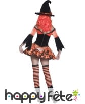Déguisement sorciere citrouille sexy, image 2