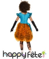 Déguisement sorcière orange bleu, image 2