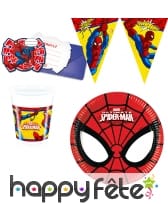 Déco Spiderman pour anniversaire
