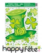 Déco St Patrick pour fenêtre