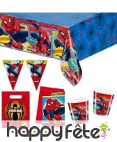 Décos Spiderman pour anniversaire