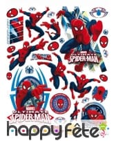 Décos Spiderman pour fenêtres, 42x30 cm