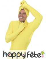 Déguisement seconde peau jaune, image 1