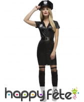 Déguisement sexy policière noir, image 3
